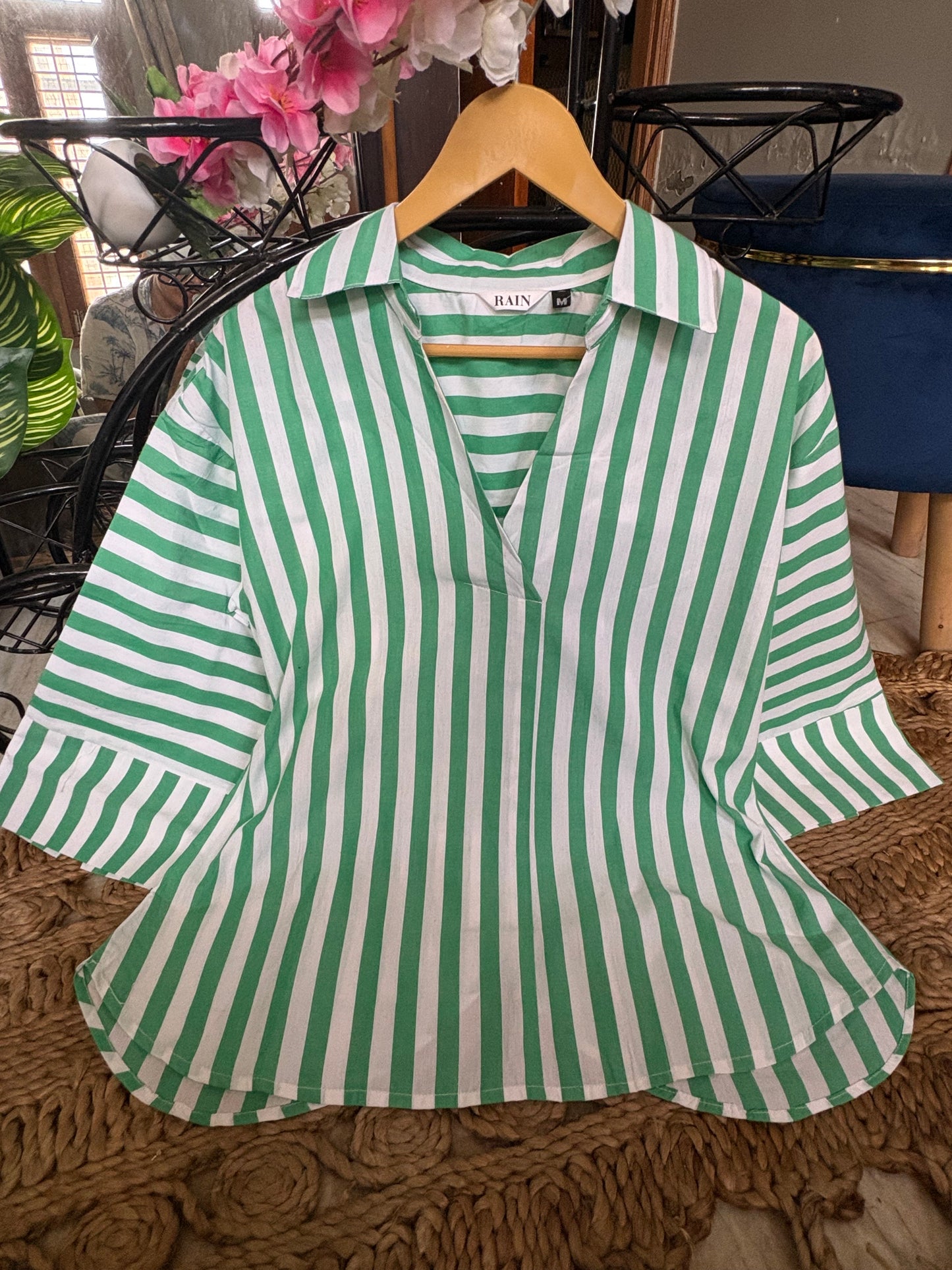 Stripe Popover Shirt