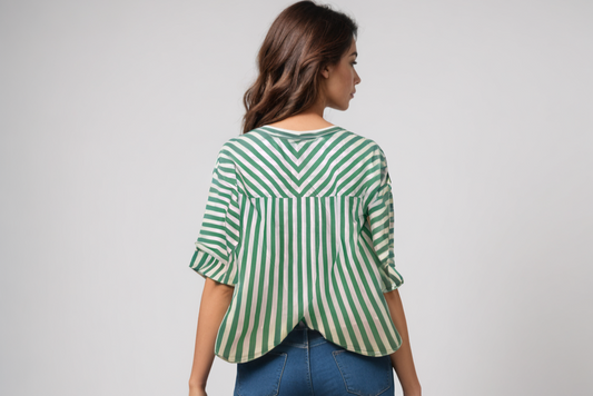 Stripe Popover Shirt