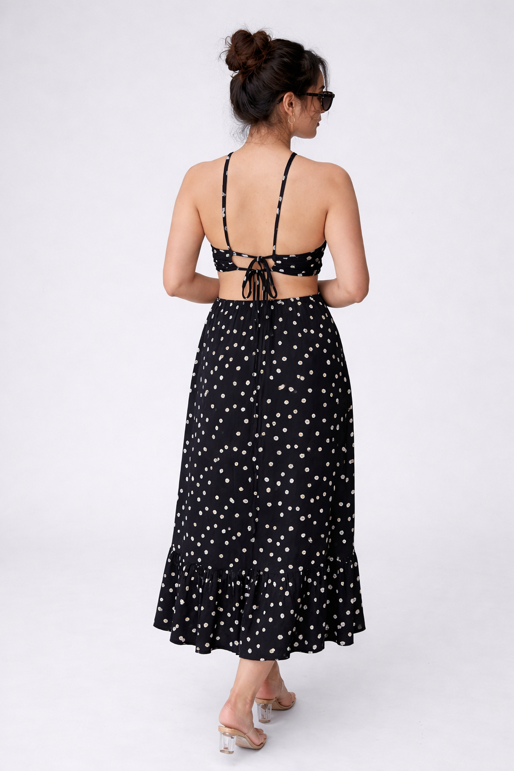 Daisy Halter Midi Dress