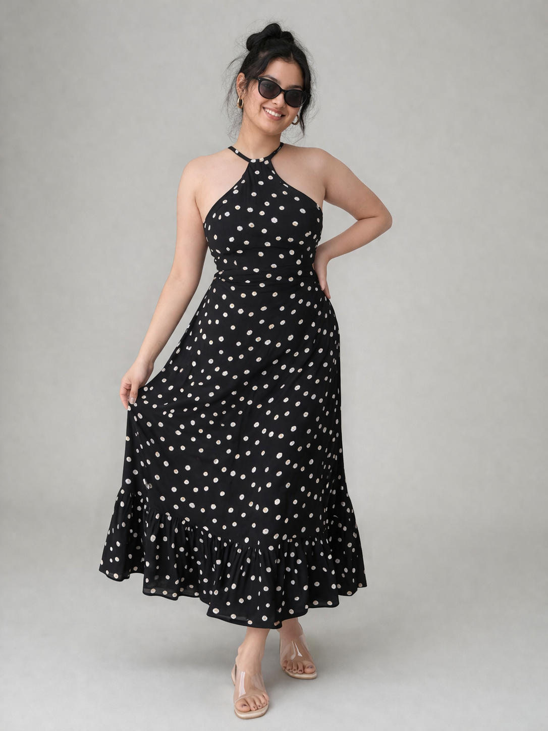 Daisy Halter Midi Dress