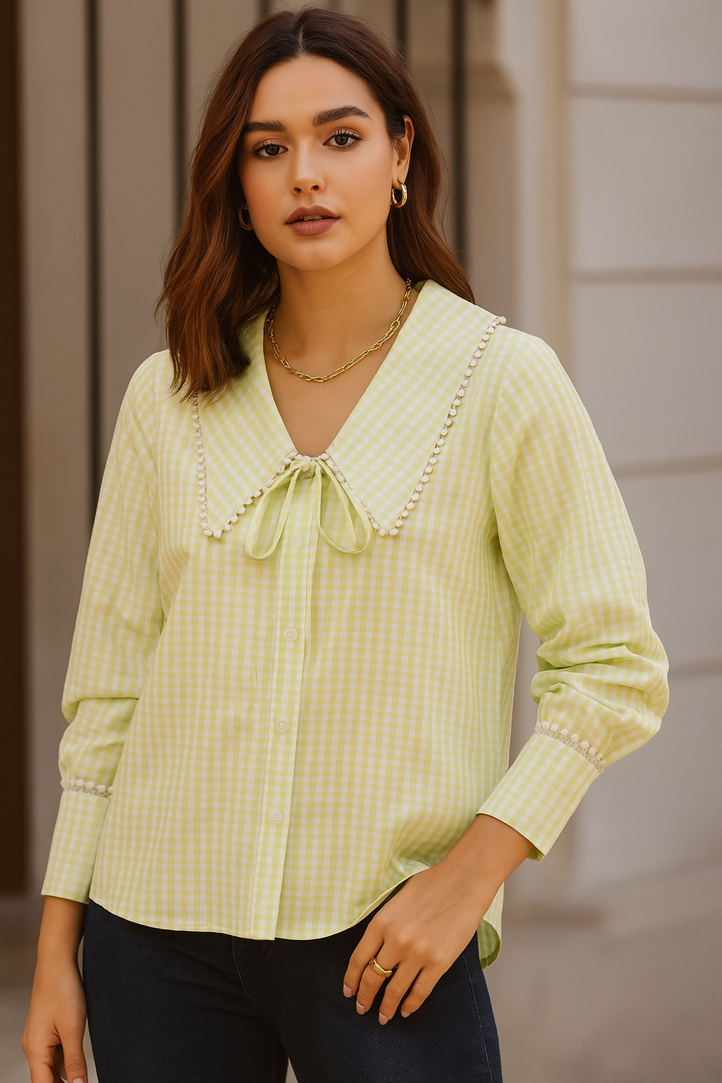 Peter Pan Collar Shirt