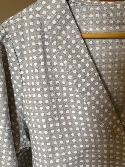 The Misty Dot Cotton Shirt