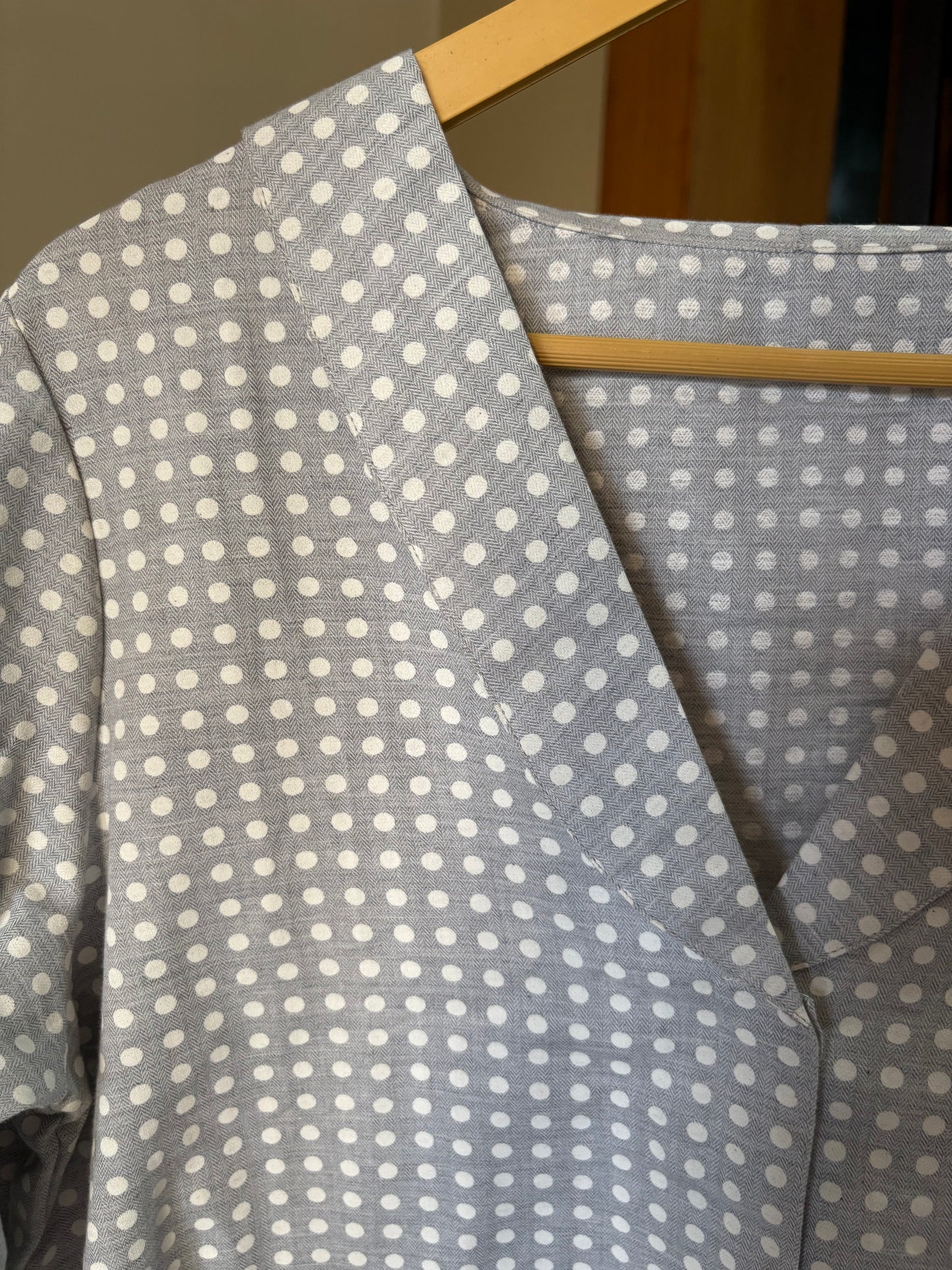 The Misty Dot Cotton Shirt